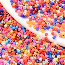 Seed beads 12/0, sommer mix, 10 gram